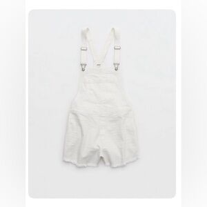 Aerie Denim Shortalls - Soft Muslin - XL